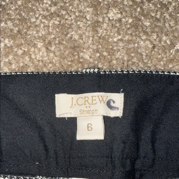 J. Crew Houndstooth Pixie Pants - size 6. B9 - Picture 2 of 8